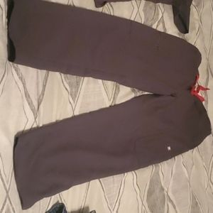 XS/P Figs Yola skinny charcoal scrub pant